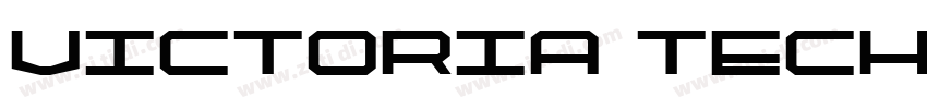 victoria tech bold字体字体转换